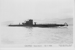 CALYPSO, Sous-marin,  15-11-1934 - Submarinos