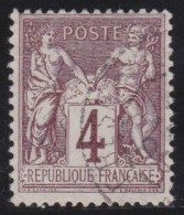 France  .  Y&T   .     88      .     O      .     Oblitéré - 1876-1898 Sage (Tipo II)