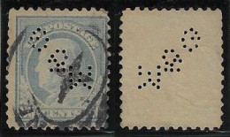 USA United States 1910s Stamp With Perfin M&G To Indentify Lochung Perfore - Zähnungen (Perfins)