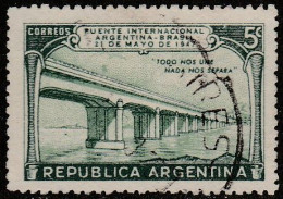 Argentine 1947. ~ YT 483 - Pont International "Argentine - Brésil" - Gebraucht