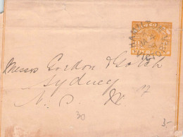 VICTORIA -  WRAPPER HALF PENNY 1898 HAMILTON / 5193 - Cartas & Documentos