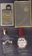 Lot De 3 Miniature Vintage Parfum - Roger Gallet - Plein Avec Boite - Voir Description Ci Dessous - Miniaturen Flesjes Heer (met Doos)