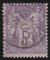 France  .  Y&T   .     95  (2 Scans)       .     O      .     Oblitéré - 1876-1898 Sage (Type II)