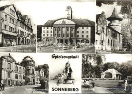 72339416 Sonneberg Thueringen Rathaus Karl-Marx-Strasse Schlossberg Stadtpark  S - Sonneberg