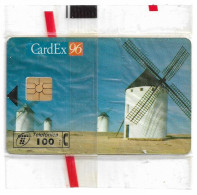 Spain - Telefonica - Molino Español - Cardex '96 - P-218 - 10.1996, 100PTA, 4.000ex, NSB - Emissioni Private