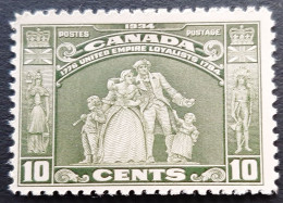 Canada 1935  MH  Sc 209,    10c Loyalists Statue - Oblitérés