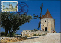 France 2010 Y&T 4488. Le Moulin D'Alphonse Daudet à Fontvieille. Carte Maximum - Windmills