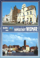 72337200 Wismar Mecklenburg Gaststaette Restaurant Hafenpanorama Hansestadt Kirc - Wismar