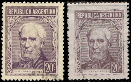 Argentine 1956. ~ YT 570 (par 2) - G. Brown - Usati