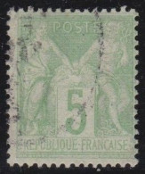 France  .  Y&T   .    102       .     O      .     Oblitéré - 1898-1900 Sage (Type III)
