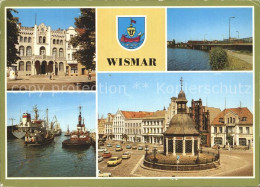 72337046 Wismar Mecklenburg Stadthaus Marktplatz Hochbruecke Muehlenteich Schlep - Wismar