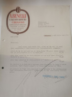 Facture Suisse, Lettre, A. Benelli, Chiasso 1948. Signé - Suiza