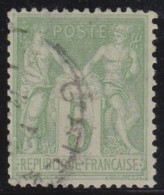 France  .  Y&T   .    102       .     O      .     Oblitéré - 1898-1900 Sage (Type III)