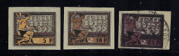 RUSSIA  1922 SCOTT # 211,212 MNH + 213 USED - Nuevos