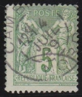 France  .  Y&T   .    106       .     O      .     Oblitéré - 1898-1900 Sage (Tipo III)
