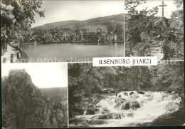 72336065 Ilsenburg Harz Forellenteich Ilsestein Gipfelkreuz Felsen Ilsefaelle Wa - Ilsenburg