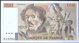 FRANCE * 100 Francs * Delacroix * 1984 * Fay 69.08a * Etat/Grade SPL/aUNC * - 100 F 1978-1995 ''Delacroix''