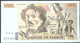 FRANCE * 100 Francs * Delacroix * 1987 * Fay 69.11 * Etat/Grade SUP/XXF * - 100 F 1978-1995 ''Delacroix''