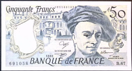 FRANCE * 50 Francs * Quentin De La Tour * 1991 * Fay 67.17 * Etat/Grade SUP+/XXF * - 50 F 1976-1992 ''Quentin De La Tour''