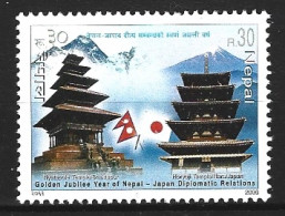 NEPAL. N°838 De 2006. Mont Fuji. - Bergen