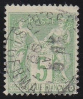 France  .  Y&T   .    106       .     O      .     Oblitéré - 1898-1900 Sage (Tipo III)