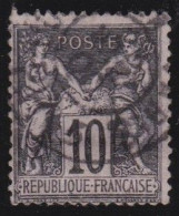 France  .  Y&T   .    103       .     O      .     Oblitéré - 1898-1900 Sage (Type III)