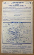 AIRPLANE FLIGHT PLAN ,JEPPESEN ,EUROPE ,LOW ALTITUDE ENROUTE CHARTS,EFFECTIVE 9 MAR 89 - Other & Unclassified