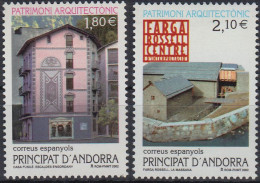 Andorra Span Mi.Nr. 291-292 Architekturerbe (2 Werte) - Autres & Non Classés