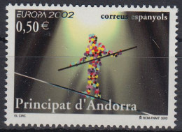 Andorra Span Mi.Nr. 290 Europa 2002: Zikus: Seiltänzer (0,50) - Otros & Sin Clasificación