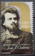 Mexico 2016, 150th Birth Anniversary Of Jesus Contreras, MNH Single Stamp - Mexico