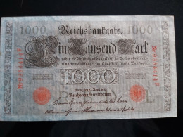 BANCONOTA Germania 1000 Marchi Reichsbanknote Anno 1910 COME DA FOTO - Andere & Zonder Classificatie