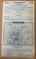 AIRPLANE FLIGHT PLAN ,JEPPESEN ,EUROPE ,LOW ALTITUDE ENROUTE CHARTS,EFFECTIVE 29 JUN 89 - Autres & Non Classés