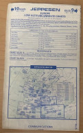 AIRPLANE FLIGHT PLAN ,JEPPESEN ,EUROPE ,LOW ALTITUDE ENROUTE CHARTS,EFFECTIVE 4 MAY 89 - Other & Unclassified