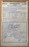 AIRPLANE FLIGHT PLAN ,JEPPESEN ,EUROPE ,HIGH  ALTITUDE ENROUTE CHARTS,EFFECTIVE UPON RECEIPT - Autres & Non Classés