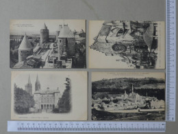 FRANCE  - LOT - 4 CARTES POSTALE - 2 SCANS  - (Nº58198) - Verzamelingen & Kavels