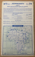 AIRPLANE FLIGHT PLAN ,JEPPESEN ,AFRICA ,HIGH/LOW  ALTITUDE ENROUTE CHARTS,EFFECTIVE 9 MAR 89 - Autres & Non Classés