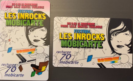MBC 84 Et 85  -   Paire Inrocks (horizontale Et Verticale)  -  70 Unités - Cellphone Cards (refills)