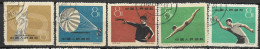 1959 China Mi. 495-510 Used   1. Nationales Sporttreffen, Peking. - Oblitérés