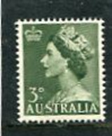 AUSTRALIA - 1953  3d   QEII  MINT - Nuovi