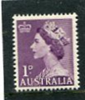 AUSTRALIA - 1953  1d  QEII  MINT - Nuevos