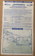 AIRPLANE FLIGHT PLAN ,JEPPESEN ,MIDDLE EAST/SOUTH ASIA ,HIGH ALTITUDE ENROUTE CHARTS,EFFECTIVE 12 JAN 89 - Autres & Non Classés