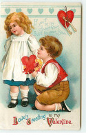 N°20080 - Carte Gaufrée - Clapsaddle - Love's Greetings To My Valentine - Valentinstag