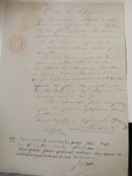 Act Notaire, Neufchateau 1892 - Andere & Zonder Classificatie