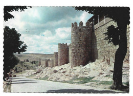 UN ASPECTO DE LAS MURALLAS / A SIGHT OF THE WALLS.-  AVILA.- ( ESPAÑA). - Ávila