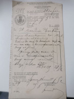 Acquit D'entrée, Arlon 1906 - Other & Unclassified