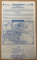 AIRPLANE FLIGHT PLAN ,JEPPESEN ,ATLANTIC ORIENTATION CHARTS,EFFECTIVE 16 NOV 89 - Sonstige & Ohne Zuordnung