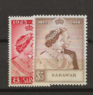 1948 MH Serawak Mi 165-66 - Noord Borneo (...-1963)