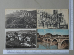 FRANCE  - LOT - 4 CARTES POSTALE - 2 SCANS  - (Nº58231) - Verzamelingen & Kavels