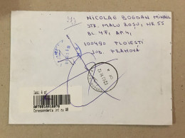 Romania 2016 Cancelled Letter Sent Back Circulated Cover Envelope Cancellation Iasi Ploiesti - Other & Unclassified