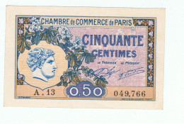 CC De Paris-cinquante Centimes-1920 - Handelskammer